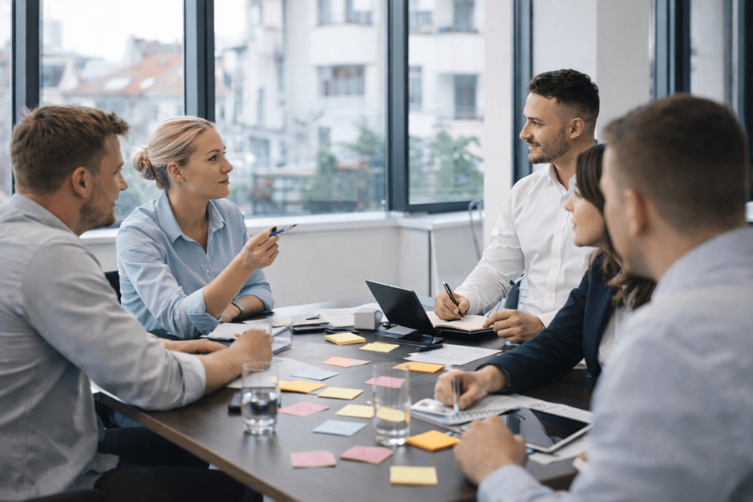 HumanVector Vor-Ort-Workshop — Trainer mit Teilnehmern